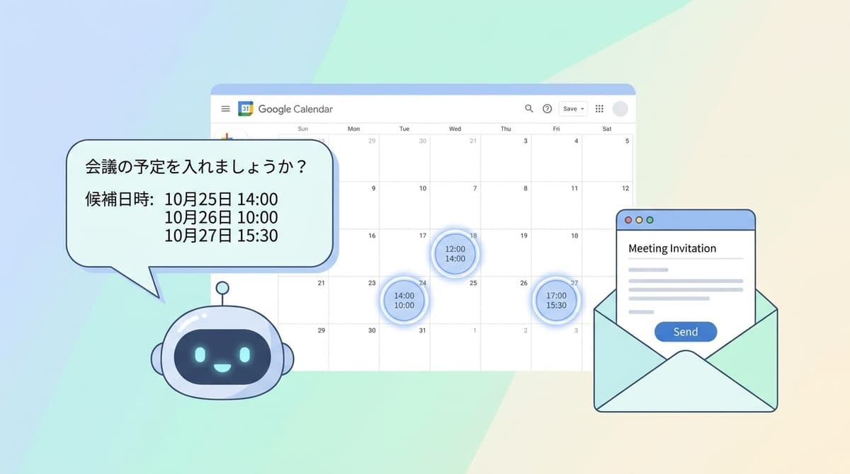 【コピペOK】Google Calendar×AIで日程調整メールを自動作成するプロンプト