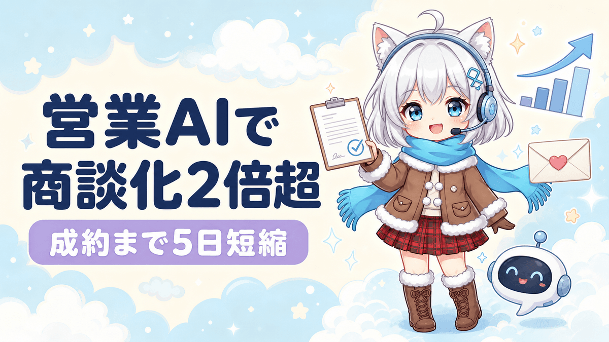 Anthropicの営業AI|商談化2倍超・成約5日短縮